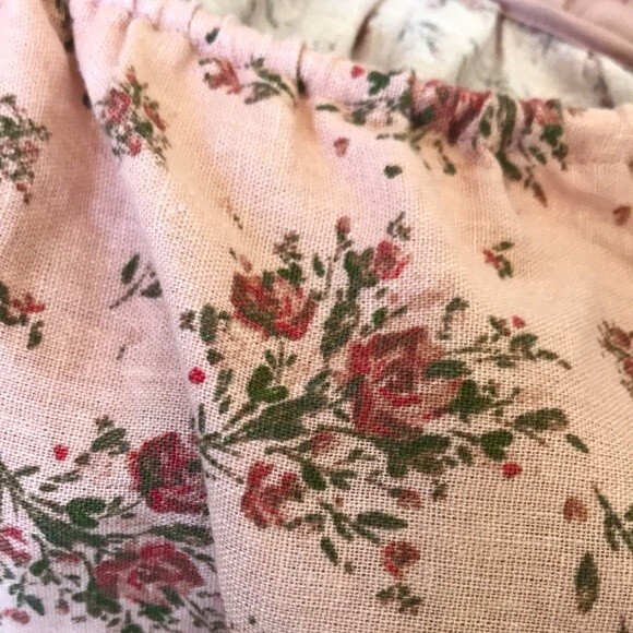 House Of Harlow 1960 Linen Blend Floral Halter Mini Dress sz Large NWT - Picture 12 of 15